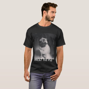 Camiseta Brote blanco y negro