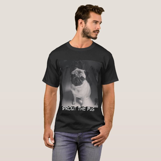 Camiseta Brote blanco y negro (Anverso completo)