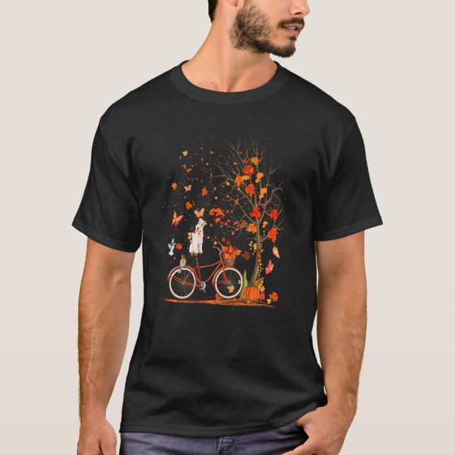 Camiseta Brote de Bicycle Bicycle de Calabaza de Perro Fox  (Anverso)