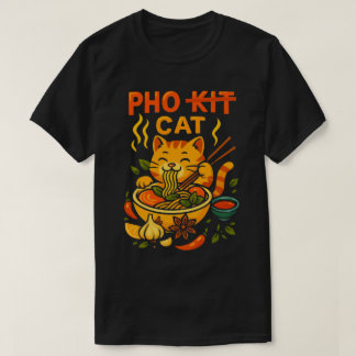 Camiseta Brote de fideos de gatos de Pho
