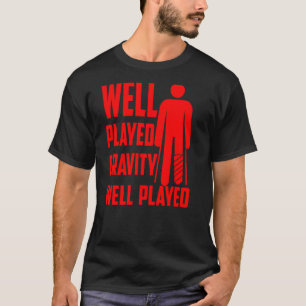 Camiseta Brote De La Pierna De Guay Para Niños Gravity Gag