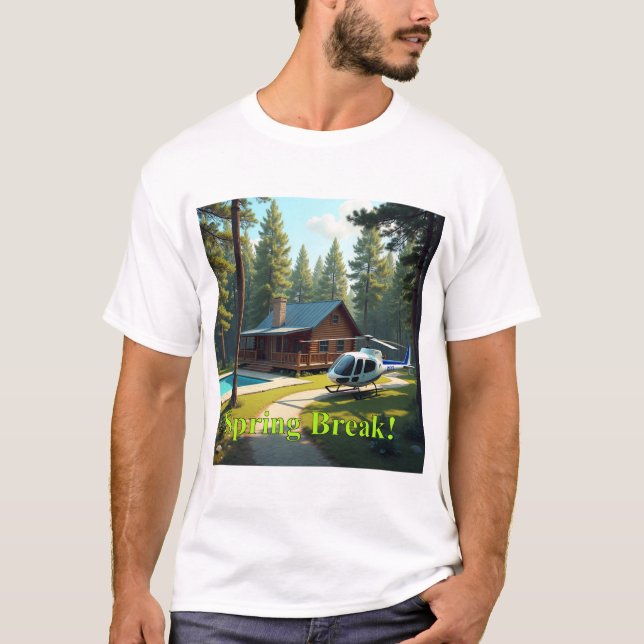 Camiseta Brote de primavera en el bosque (Anverso)