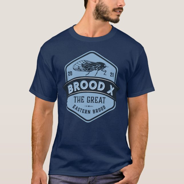 Camiseta Brote X Cicadas El Gran Azul De Brote Oriental (Anverso)