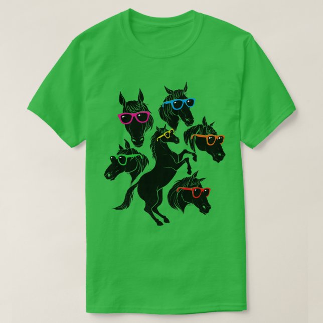 Camiseta Brotes de caballos (Diseño del anverso)