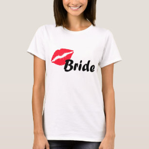 Camiseta Brotes de novia roja