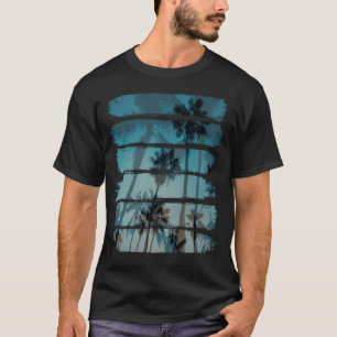 Camiseta Brotes de pincel tropical
