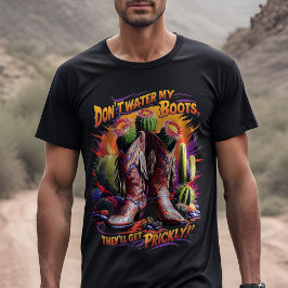Camiseta Brotes de vacas espinosas - Bloom del desierto