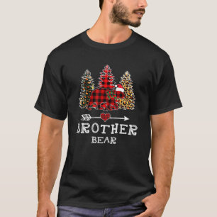 Camiseta Brother Bear Christmas Tree Leopardo Red Buffalo F