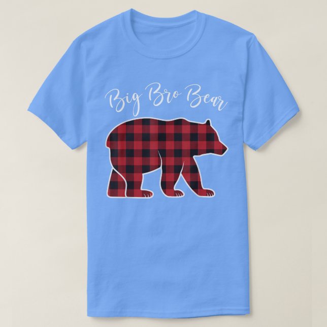 Camiseta Brother Bear Pajama Red Buffalo Xmas Family Christ (Diseño del anverso)