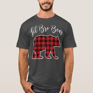 Camiseta Brother Bear Pajama Red Buffalo Xmas Funny Family