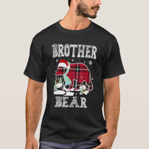 Camiseta Brother Bear Red Buffalo Plaid Family Mating Xma