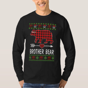 Camiseta Brother Bear Santa Red Planteó Pajamas Familiares 