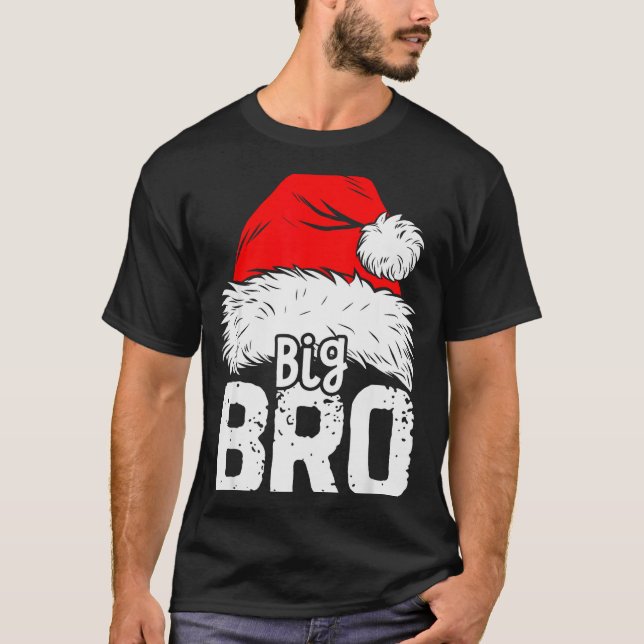 Camiseta Brother Big Santa Christmas Family Matching Pyjama (Anverso)