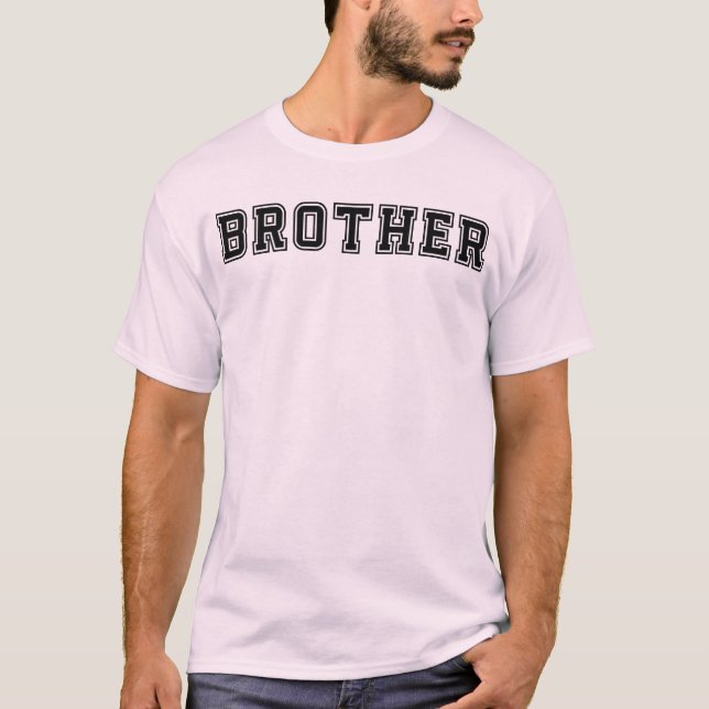 Camiseta Brother – Black Gradient Background  (Anverso)