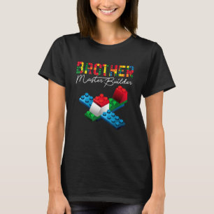Camiseta Brother Brick Builder Bloques Master Builder Build