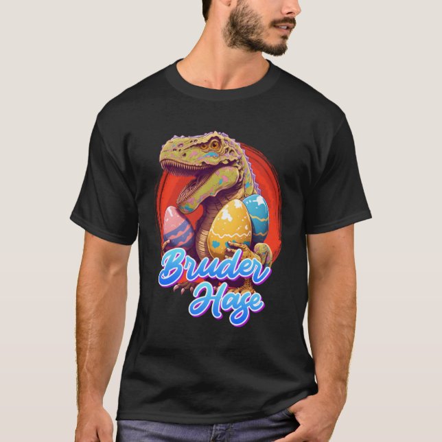 Camiseta Brother Bunny Happy Easter Rabbit Kids Children Bo (Anverso)