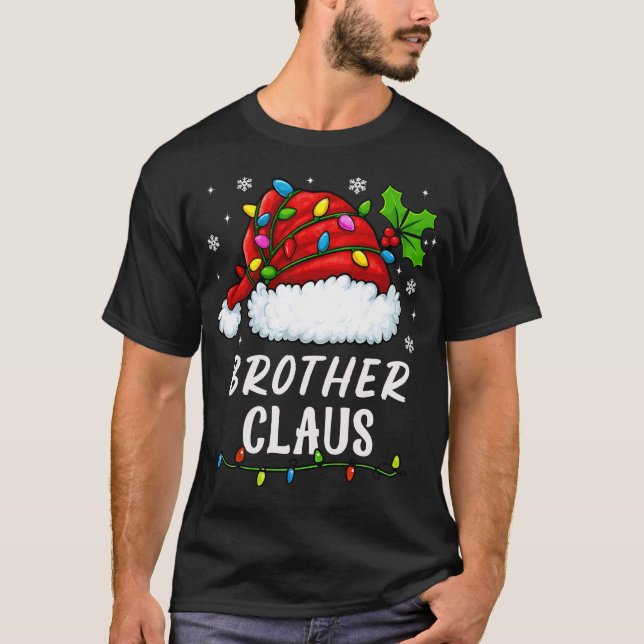 Camiseta BROTHER CLAUS Equipo de Navidades familiares coinc (Anverso)