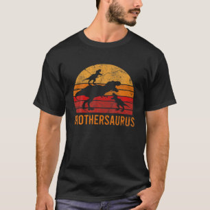 Camiseta Brother Dinosaur 3 Kid Funny Big Little Brothersau