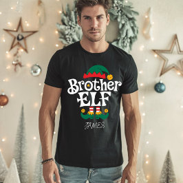 Camiseta Brother Elf Funny Elf Matching Navidades Regalo