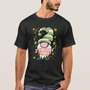 Camiseta Brother Funny St Patrick's Day Lucky Gnome Family