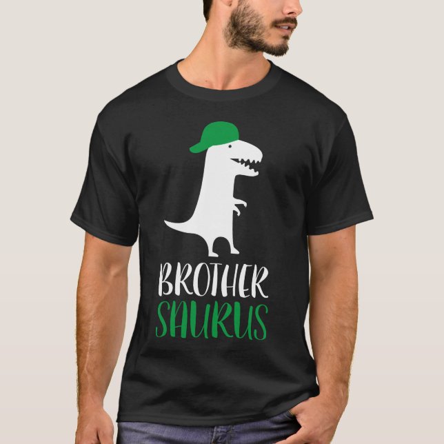 Camiseta Brother Gift, Brother,  Dinosaur, Brothersaurus  T (Anverso)