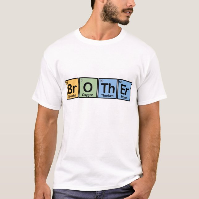 Camiseta Brother hizo de elementos (Anverso)