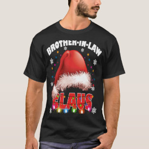 Camiseta Brother In Law Claus Santa Hat Navidades coincidie