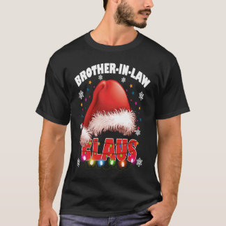 Camiseta Brother In Law Claus Santa Hat Navidades coincidie