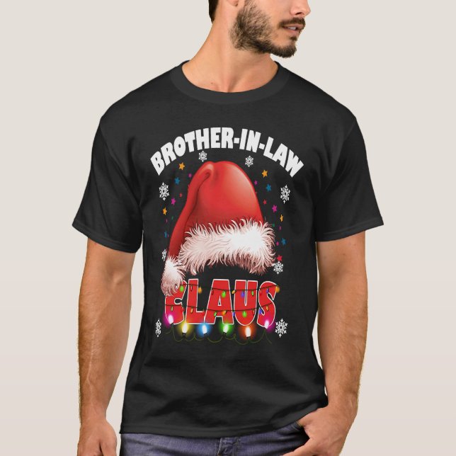 Camiseta Brother In Law Claus Santa Hat Navidades coincidie (Anverso)