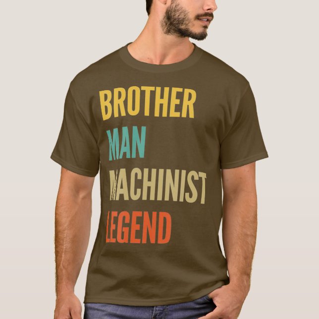 Camiseta Brother Man Machinist Legend (Anverso)