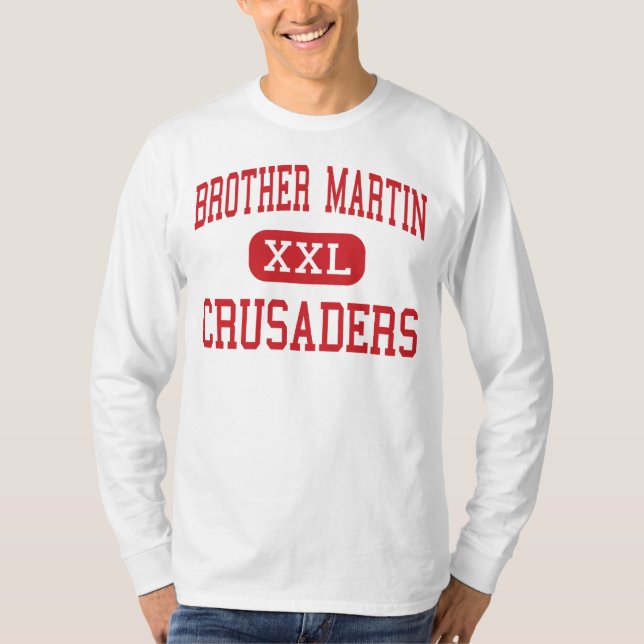 Camiseta Brother Martin - cruzados - alto - New Orleans (Anverso)