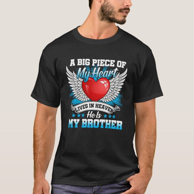 Camiseta Brother My Angel  In Memory Of Brother In Heaven (Anverso)