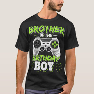 Camiseta Brother of the Birthday Boy Matching Video Game Bi