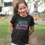 Camiseta Brother of the Birthday Mermaid fun Birthday<br><div class="desc">Diseño de Camisetas familiares de cumpleaños con tematica de sirena! Este diseño es para la mama de esa linda sirenita que cumpleaños hoy! Con linda tipografia moderna y motivos del mar este diseño es ideal para tu fiesta de niños con tematica de sirena. Para otros diseños favor de consultar la...</div>