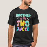 Camiseta Brother Of The Two Sweet Donut Birthday Family The<br><div class="desc">Brother Of The Two Sweet Donut Birthday Family Theme Girl.</div>
