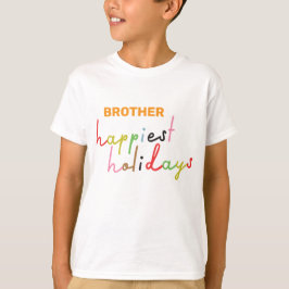 Camiseta BROTHER PERSONALIZADO retro coloridas vacaciones m