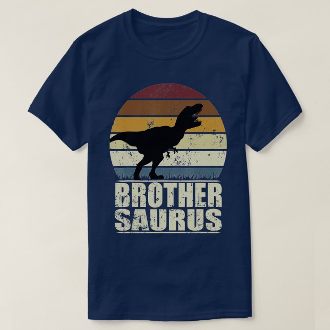 Camiseta Brother Saurus Rex Dinosaur Brother Dino Brother S (Diseño del anverso)