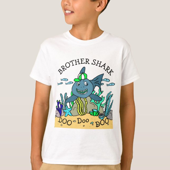 Camiseta Brother Shark Doo Doo Boy (Anverso)
