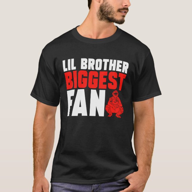 Camiseta Brother Sister  Baseball Softball Catcher (Anverso)