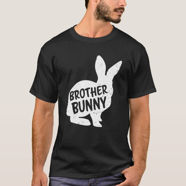 Camiseta Brother Son Bunny Mating Group Funny Family East (Anverso)