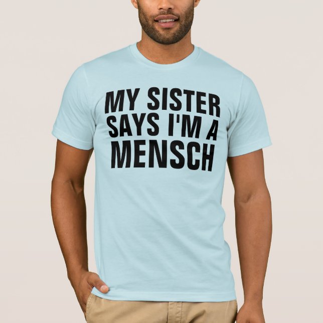CAMISETA BROTHER T-SHIRTS JEWISH MENSCH (Anverso)