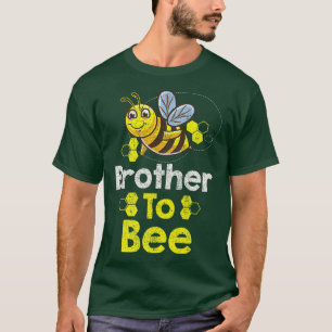 Camiseta Brother To Bee Gender Reveal Vintage