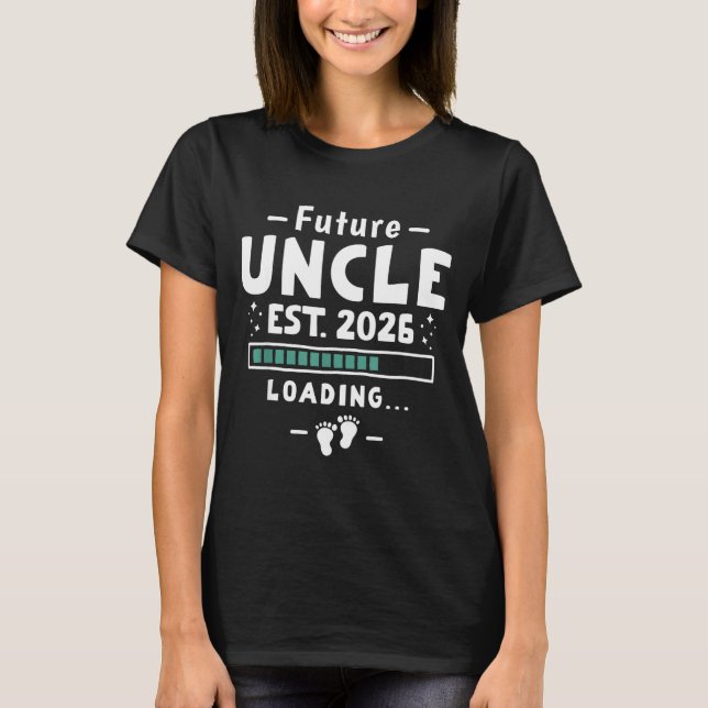 Camiseta Brother To Uncle Pregnancy Announcement - Future U (Anverso)