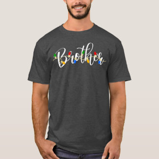 Camiseta Brother Xmas Light Family Mating Navidades Group