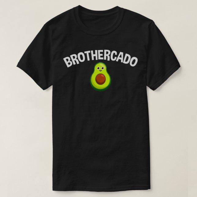 Camiseta Brothercado Funny Aguacado Hermano Sibilings banan (Diseño del anverso)