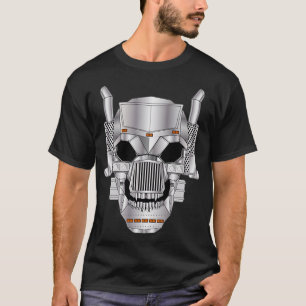 Camiseta Brothers Diesel Camión de cráneo de huesos FrontBa