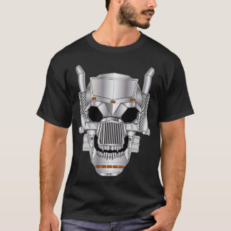 Camiseta Brothers Diesel Camión de cráneo de huesos FrontBa