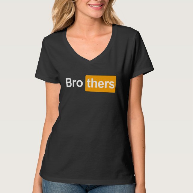 Camiseta Brothers Ideas   Bro Thers Brothers Hub (Anverso)