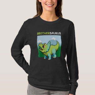 Camiseta Brothersaurus Dinosaur Cute Kiddo Triceratops