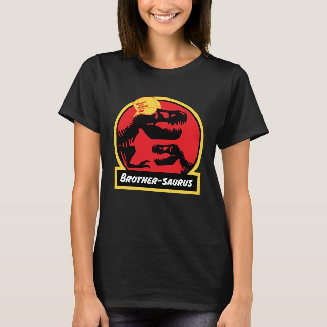 Camiseta Brothersaurus Dinosaur  for Brother Jurassic rex (Anverso)